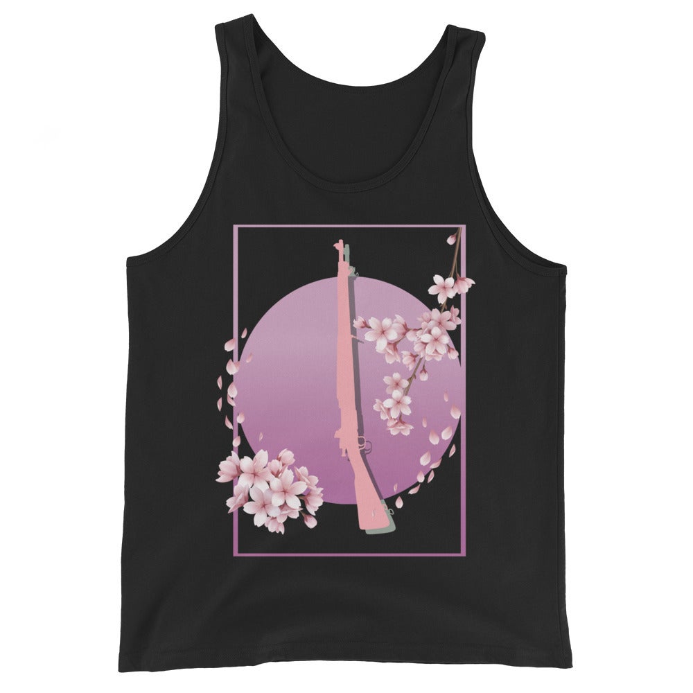 トップス cherry Carefree Club Cherry Blossom Tank Top | The DrillHub